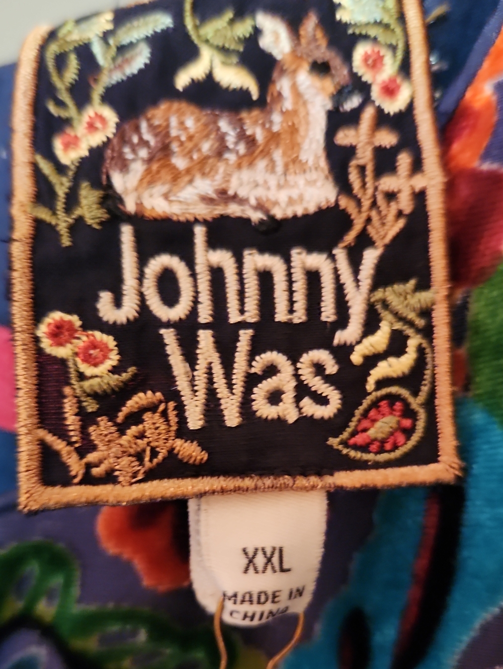 NEW $528 JOHNNY WAS Minto Burnout Tanya Dress XXL - Picture 5 of 12